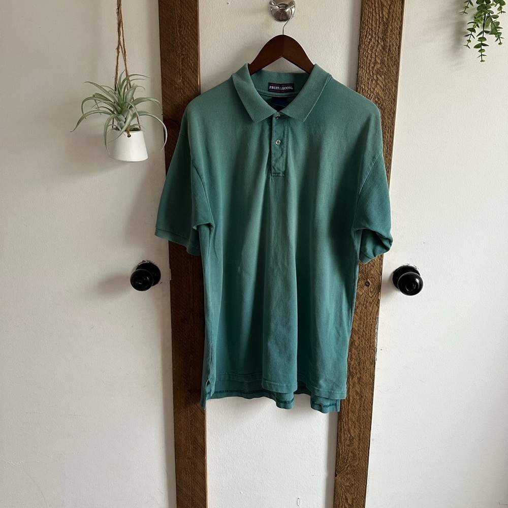 Perry Ellis Men's Green Polo Shirt